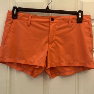 Hurley Women's Vibrant Orange Cargo Shorts